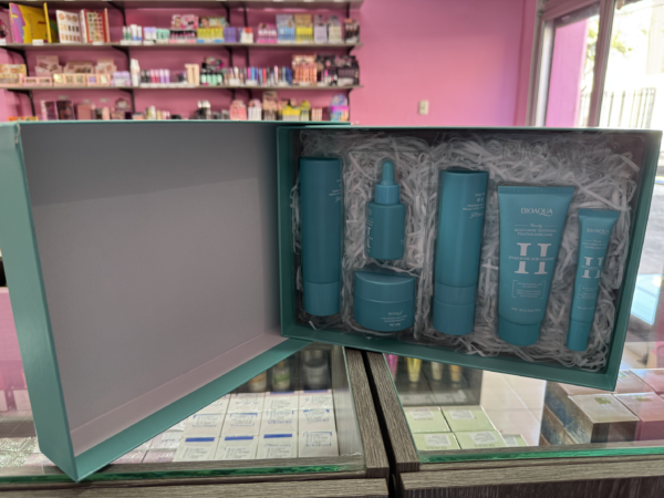 BIOAQUA Kit de ácido hialurónico. Relleno de arrugas y reparación de la barrera cutánea mediante hidratación multicapa