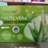 Love JoJo Aloe Vera Skin Care Starter Kit. Calma irritaciones e hidrata profundamente pieles sensibles