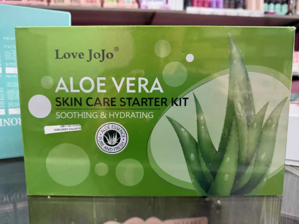 Love JoJo Aloe Vera Skin Care Starter Kit. Calma irritaciones e hidrata profundamente pieles sensibles