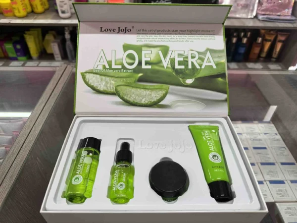 Kit de aloe vera Love JoJo para piel sensible