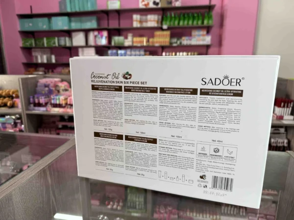 Kit de aceite de coco Sadoer de 6 piezas para piel seca