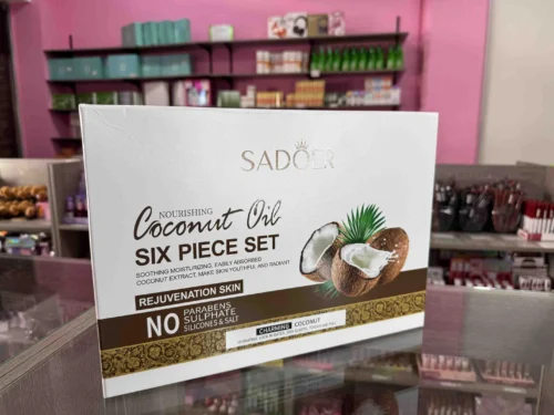 Kit de aceite de coco Sadoer de 6 piezas para piel seca