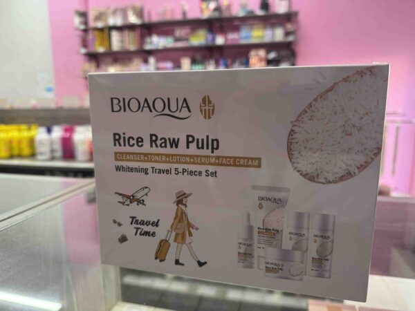 Kit de arroz Bioaqua aclarante de 5 piezas para manchas