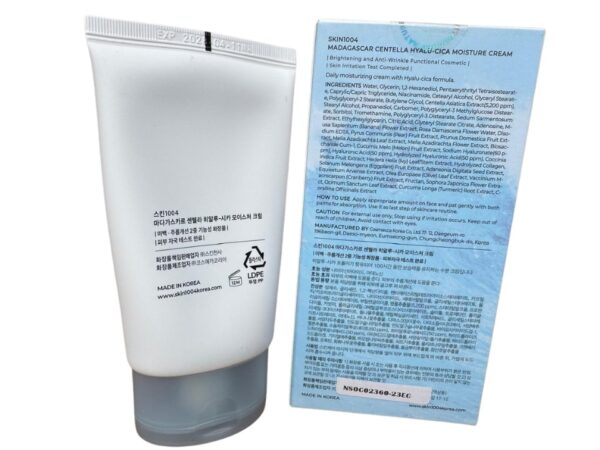 Crema Hidratante SKIN1004 Madagascar Centella Hyalu-Cica Moisture Cream – Ultra Hidratación y Brillo Radiante (75ml)
