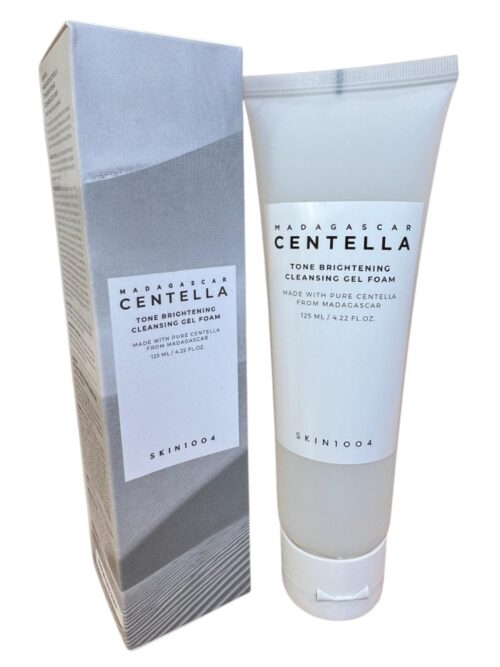 Limpiador Facial SKIN1004 Madagascar Centella Tone Brightening Cleansing Gel Foam – Ilumina, Reduce Manchas y Unifica el Tono (125ml)