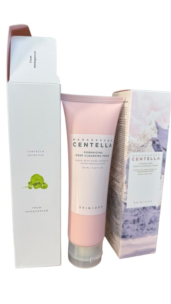 Limpiador Facial SKIN1004 Madagascar Centella Poremizing Deep Cleansing Foam – Limpieza Profunda Antiporos y Control de Grasa (125ml)