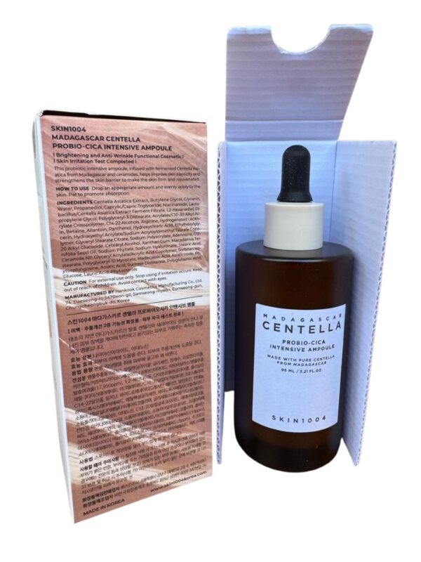 Sérum Intensivo SKIN1004 Madagascar Centella Probio-Cica Intensive Ampoule – Reparación con Probióticos, Antiedad y Nutrición Avanzada (95ml)